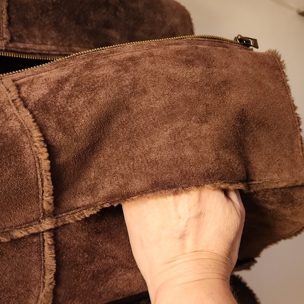 Patchwork Leather Jacket - image 7